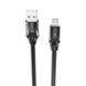 USB кабель Borofone BU12 Synergy Micro 2.4A/1.2m black