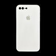 Силіконовий чохол Full Cover Square для iPhone 7+/8+ white Full Camera