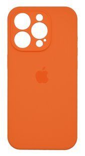 Силіконовий чохол Full Cover для iPhone 15 Pro Max kumquat Full Camera