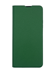 Чохол книжка FIBRA (рельєф) для Xiaomi Redmi Note 13 Pro 5G dark green Full Camera