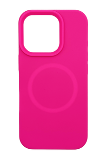 Чохол Fibra Full Silicone with MagSafe для iPhone 16 Pro Max hot pink