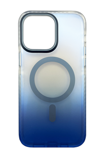 Чохол Fibra Shock-Proof with MagSafe для iPhone 14 Pro Max clear/blue