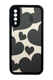 Чехол WAVE Artfull для Samsung A30s/A50/50s black hearts Full Camera