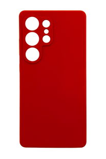 Силиконовый чехол Fibra для Samsung S25 Ultra red Full Camera