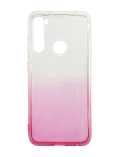 Силіконовий чохол Gradient Design для Xiaomi Redmi Note 8 white/pink