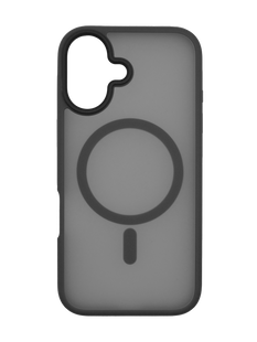 Чохол TPU+PC Metal Buttons with MagSafe Colorful для iPhone 16 black