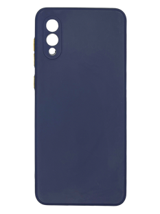 TPU чохол Square Full Camera для Samsung A02 blue/yellow