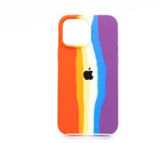 Силіконовий чохол Full Cover для iPhone 13 Pro Max Rainbow №2