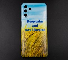 Силиконовый чехол MyPrint для Samsung A13 5G Keep calm and love Ukraine, SMTT, clear