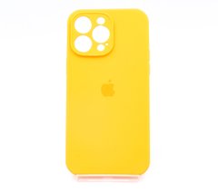 Силіконовий чохол Full Cover для iPhone 14 Pro Max kumquat Full Camera