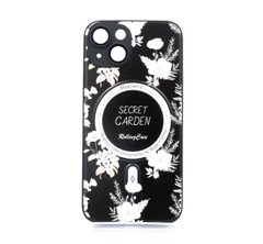 TPU+PC чохол Secret Garden with MagSafe для iPhone 14 black