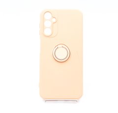 Чохол (TPU) Candy Ring для Samsung A14 pink sand Full Camera