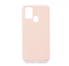 Силиконовый чехол Full Cover SP для Samsung M31 pink sand