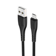 USB кабель Borofone BX37 Wieldy Micro 2.4A/1m black