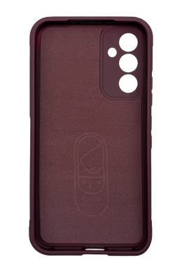 Силіконовий чохол Deexe Terra для Samsung A34 bordo Full Camera