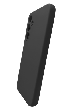 Силиконовый чехол Softy для Samsung A55 black Full Camera с микрофиброй