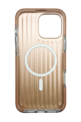 TPU чехол Ribbed Matte with MagSafe для iPhone 16 Pro Max gold