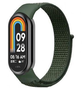 Ремешок Nylon для Xiaomi Mi Band 8/9 dark green
