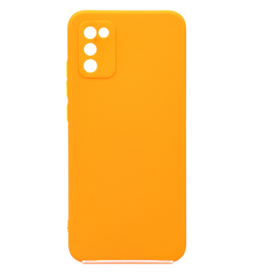 TPU чохол Square Full Camera для Samsung A02S orange/yellow