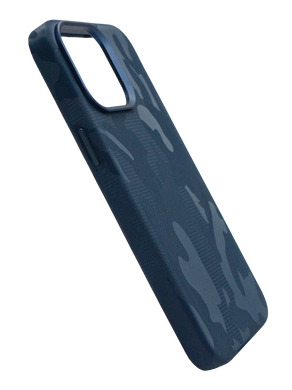 Чехол Speshl Camo Leather with MagSafe для iPhone 15 Pro Max blue