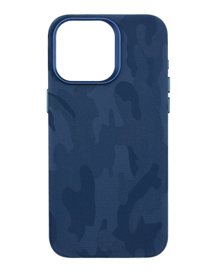 Чохол Speshl Camo Leather with MagSafe для iPhone 15 Pro Max blue