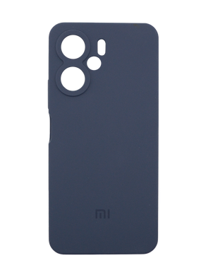 Силіконовий чохол Full Cover для Xiaomi Redmi 13C/Poco C65 midnight blue (AAA) Full Camera