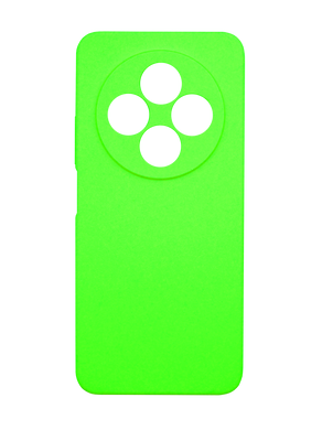 Силіконовий чохол Full Cover для Xiaomi Redmi 14C neon green Full Camera без logo