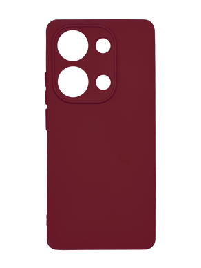 Силиконовый чехол Full Cover для Xiaomi Redmi Note 13 Pro 4G marsala Full Camera без logo