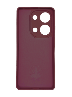 Силиконовый чехол Full Cover для Xiaomi Redmi Note 13 Pro 4G marsala Full Camera без logo