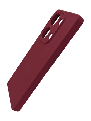 Силиконовый чехол Full Cover для Xiaomi Redmi Note 13 Pro 4G marsala Full Camera без logo