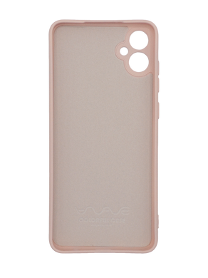 Силиконовый чехол WAVE Colorful для Samsung A05 pink sand Full Camera (TPU)