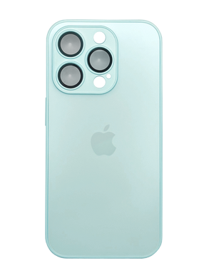 Чохол AG-Glass Matte Camera Lens with Magsafe для iPhone 15 Pro glacial blue