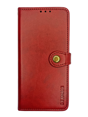 Чохол-книжка шкіра для Xiaomi Redmi 14C red Getman Gallant PU