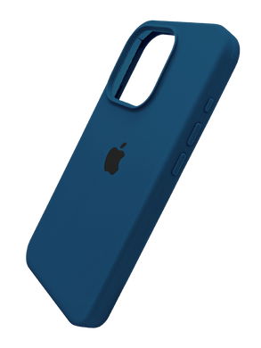 Силіконовий чохол Full Cover для iPhone 15 Pro Max blue cobalt