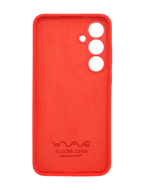 Силиконовый чехол WAVE Full Cover для Samsung S24 Plus red Full Camera