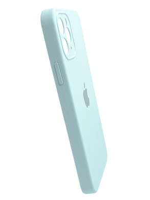 Силиконовый чехол Full Cover для iPhone 11 Pro Max light turquoise Full Camera