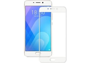 Защитное 2.5D стекло Glass Люкс для Meizu M6t f/s white