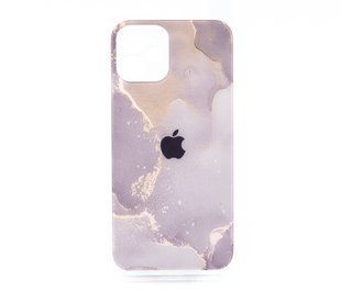Чохол Marble Clouds для iPhone 12 gray/white (TPU)