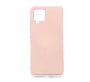 Силиконовый чехол Full Cover для Samsung A42 pink sand без logo