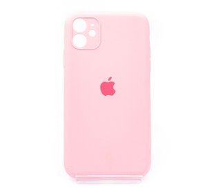 Силіконовий чохол Full Cover для iPhone 11 light pink Full Camera