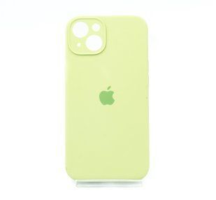Силіконовий чохол Full Cover для iPhone 13 green mint Full Camera