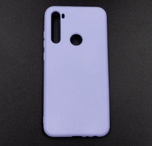 Силіконовий чохол Full Cover для Xiaomi Redmi Note 8T lilac без logo