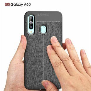 Силіконовий чохол Ultimate Experience Leather для Samsung A60 (TPU)