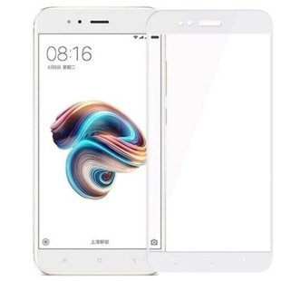 Защитное 2.5D стекло Люкс Full Glue для Xiaomi Redmi 5+ 0.3mm f/s white