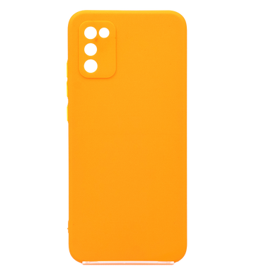 TPU чохол Square Full Camera для Samsung A02S orange/yellow