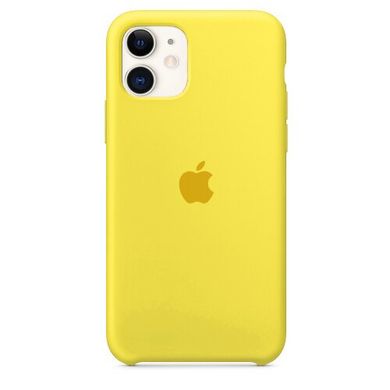 Силіконовий чохол Full Cover для iPhone 11 yellow