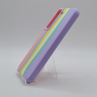 Силіконовий чохол Full Cover для Samsung S22 Rainbow №1