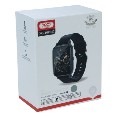 Смарт годинник XO H80S black
