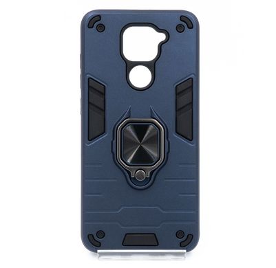 Чехол SP Transformer Ring for Magnet для Xiaomi Redmi Note 9 4G dark blue противоударный