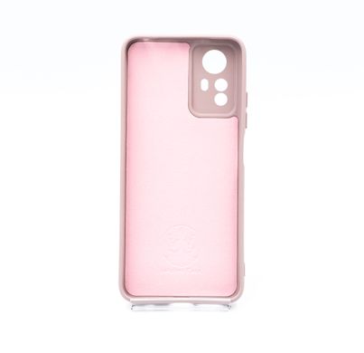 Силіконовий чохол Full Cover для Xiaomi Redmi Note 12S pink sand Full Camera без logo